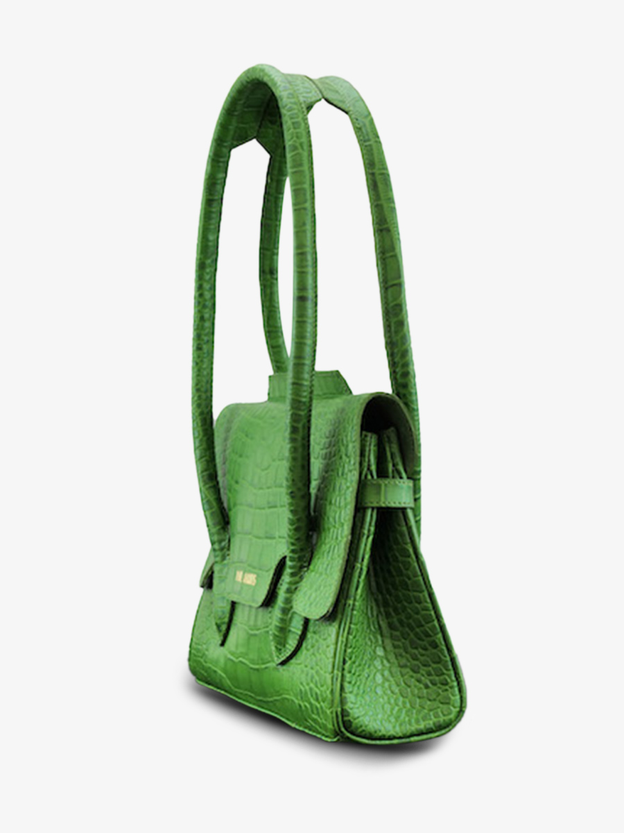 Foto-Innenansicht-Handtasche-Leder-Damen-grün-Colette-S-Alligator-Cocktail-Jade-Paul-Marius-W28S-A-GR