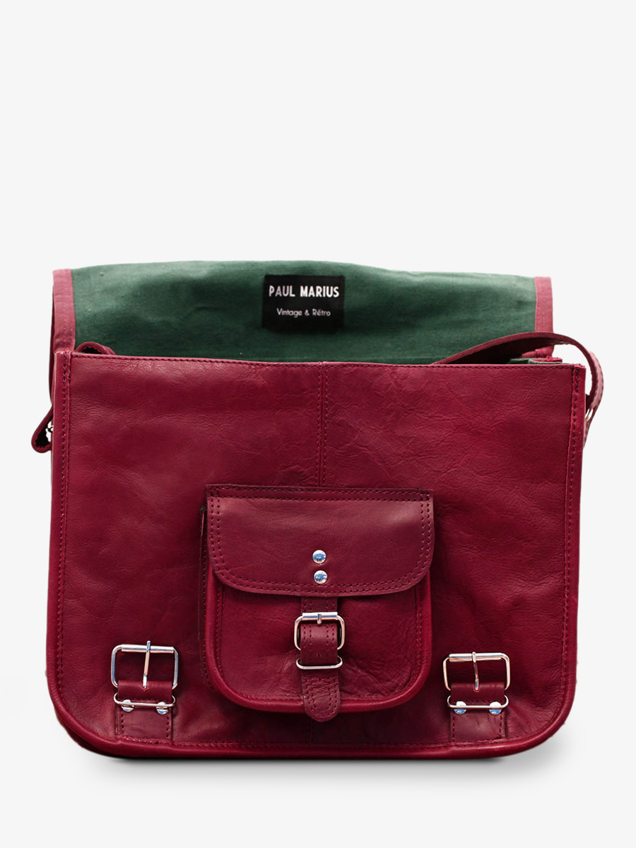 Foto-Innenansicht-Aktentasche-Leder-A4-13-Zoll-rot-lecartable-m-bordeaux-paul-marius-m01s14-dr