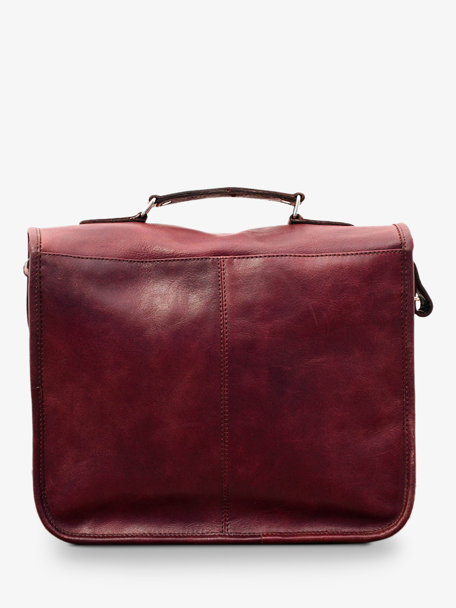 Foto-Rückansicht-Dokumententasche-Leder-A4-13-Zoll-braun-LeCartable-M-braun-Paul-Marius-M01S14-MB