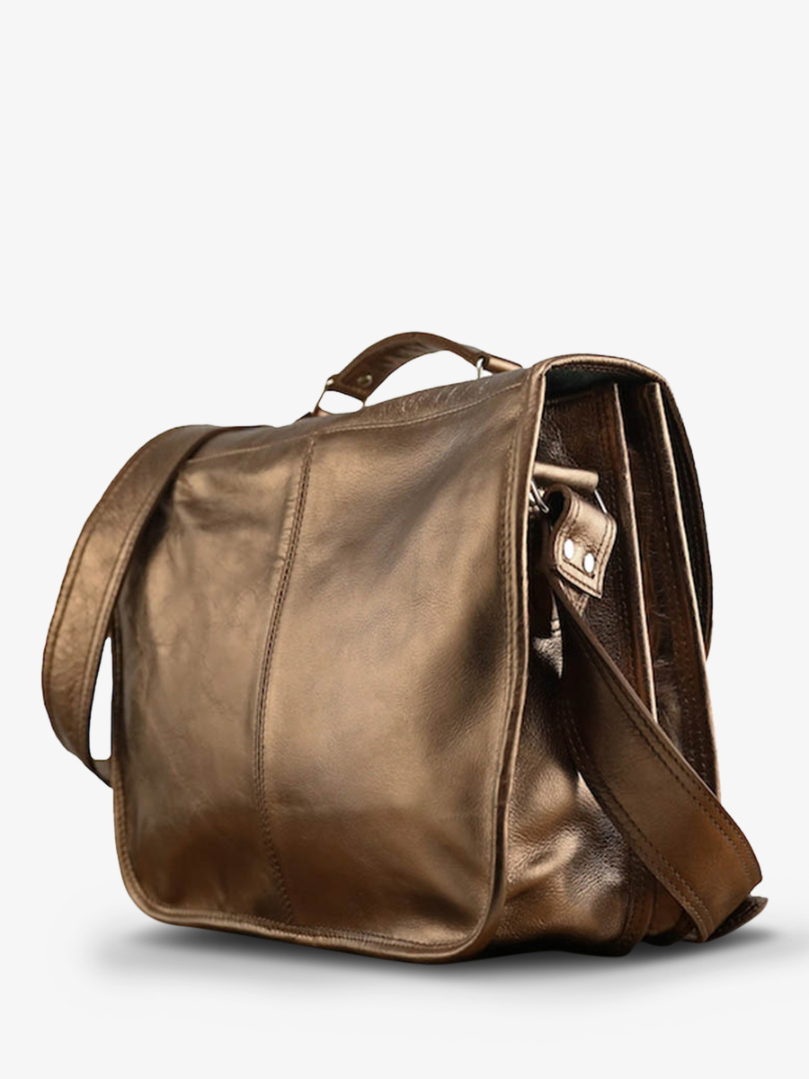 Foto-Rückansicht-Dokumententasche-Leder-A4-13-Zoll-Kupfer-LeCartable-M-Kupfer-Paul-Marius-M01S14-C