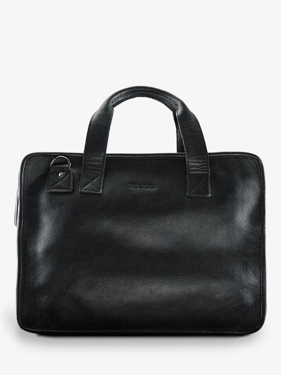 Foto-Seitenansicht-Aktentasche-Leder-Herren-schwarz-LeConquérant-schwarz-Paul-Marius-B01-B