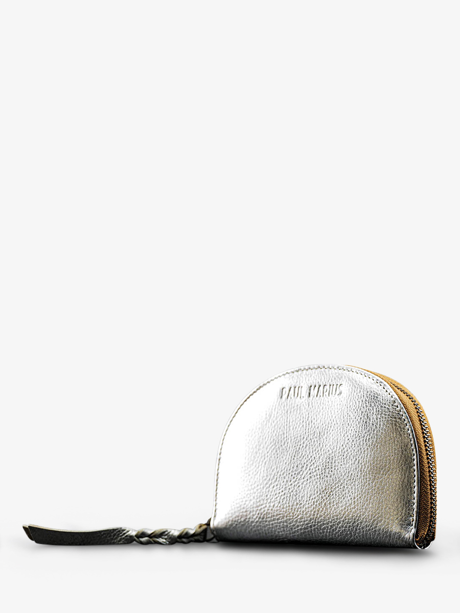 Foto-Rückansicht-Brieftasche-Leder-Damen-silberfarben-LePortefeuille-Manon-silberfarben-Paul-Marius-M32-S