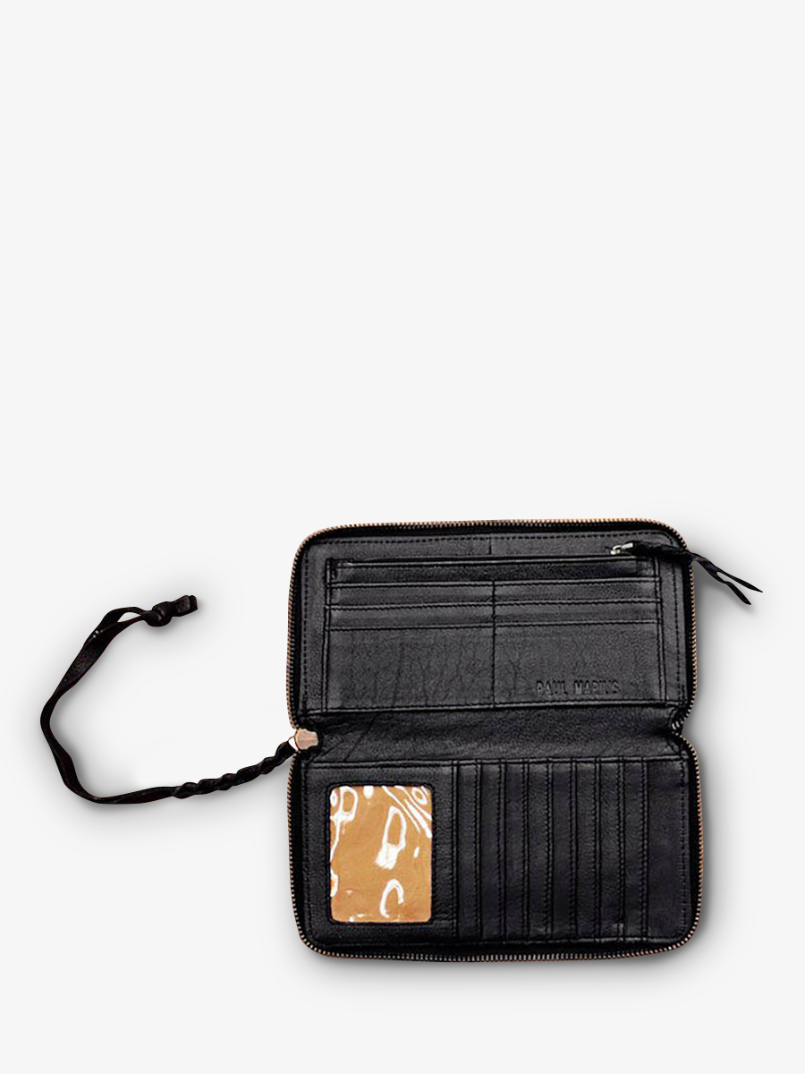 Foto-Innenansicht-Brieftasche-Leder-Damen-schwarz-LePortefeuille-Charlotte-schwarz-Paul-Marius-M63-B