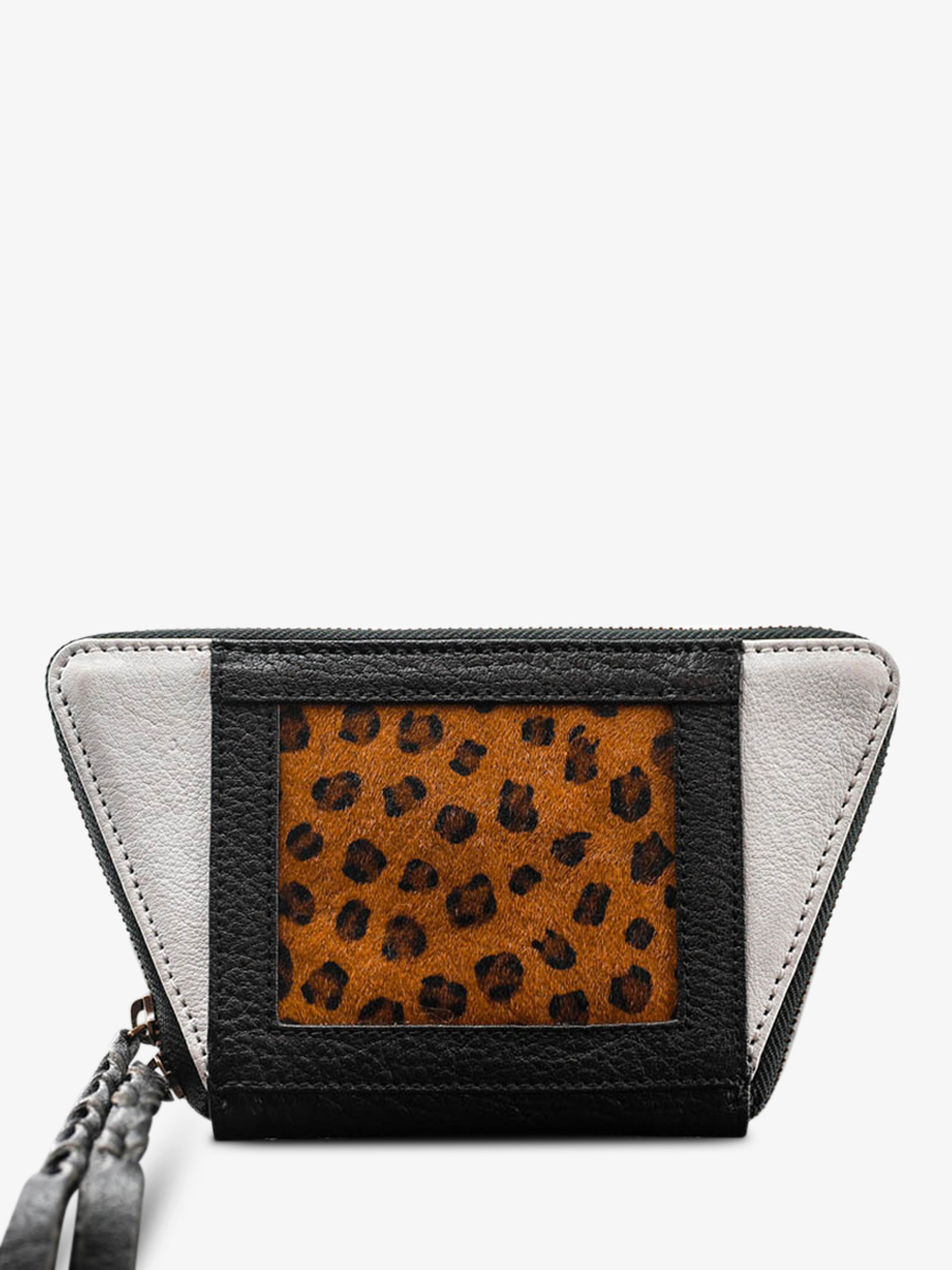 Foto-Rückansicht-Brieftasche-Leder-Damen-Schwarz-Weiß-LePortefeuille-Emma-Leopard-Schwarz-Weiß-Paul-Marius-W24-LP-B-W
