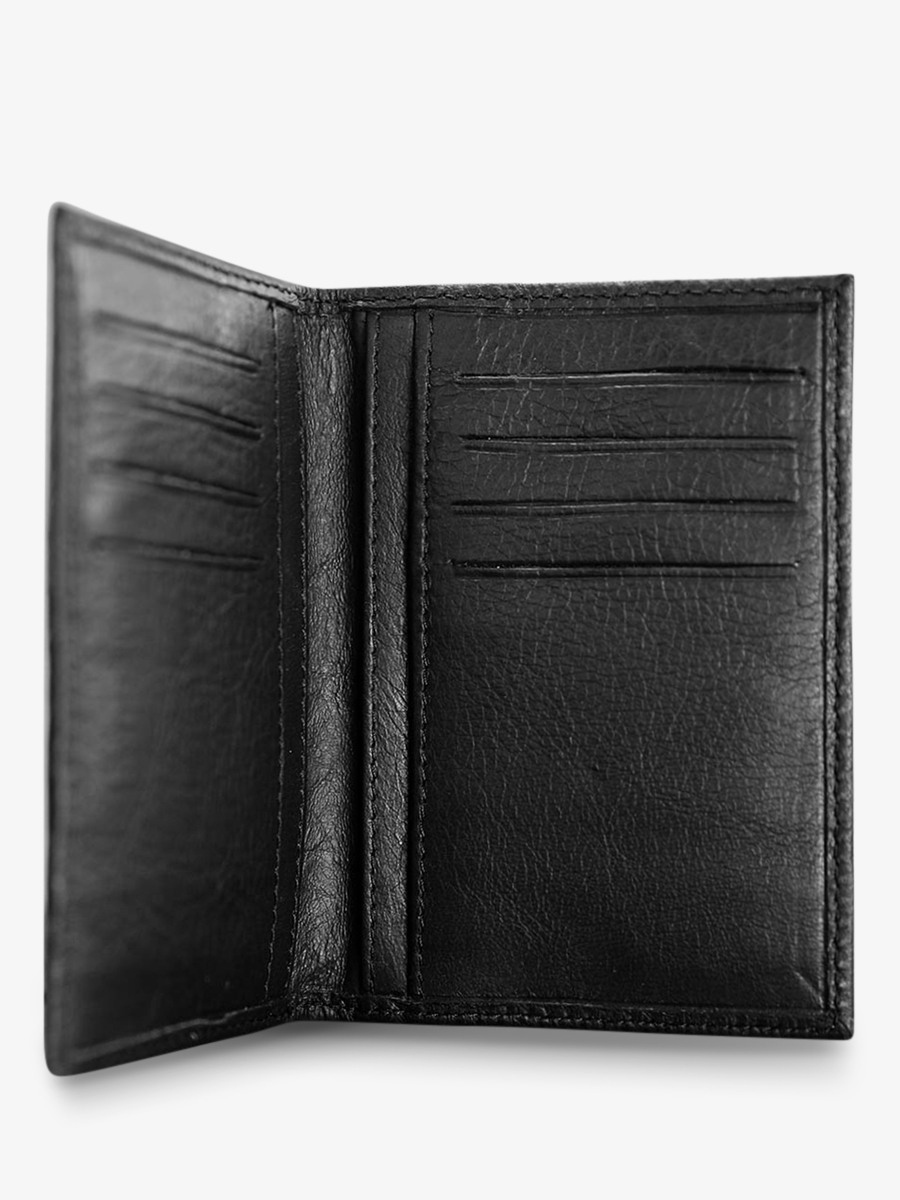 Foto-Innenansicht-Kreditkartenetui-Leder-schwarz-LePortefeuille-Le-Robec-schwarz-Paul-Marius-M81-B