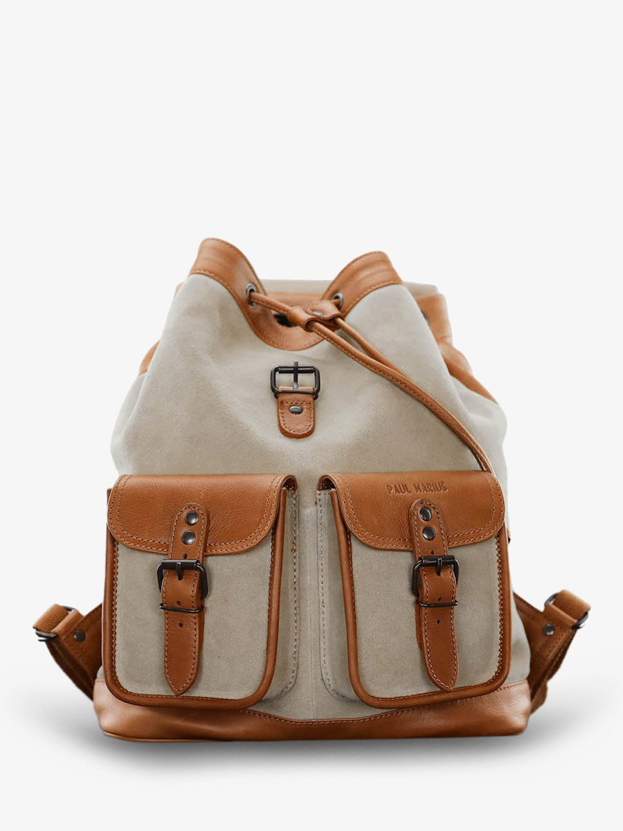 Foto-Rückansicht-Rucksack-aus-Leder-braun-beige-LeChampêtre-Pampa-naturfarben-kreidefarben-Paul-Marius-M36-OL-CR