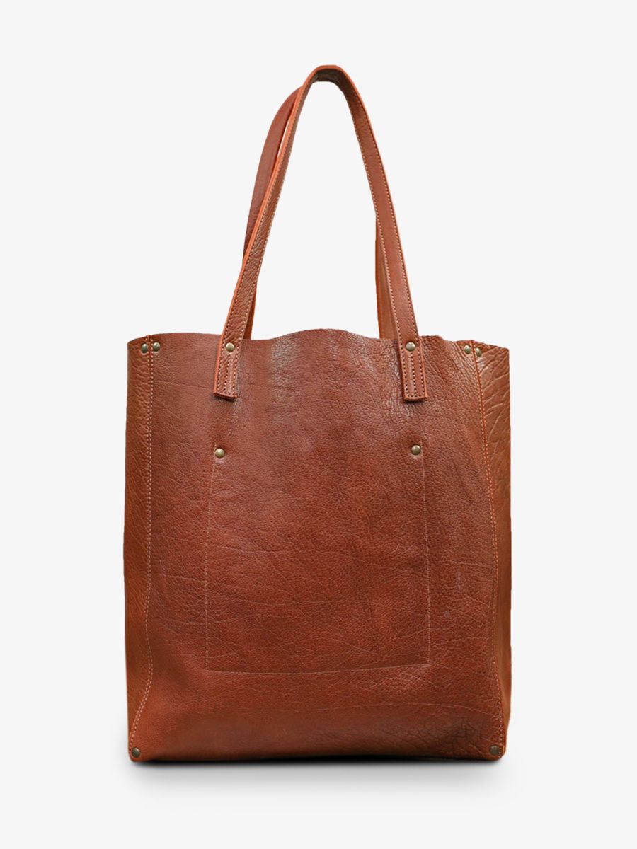 Foto-Seitenansicht-Ledertasche-für-Damen-braun-Leffronte-l-naturel-paul-marius-w11-l