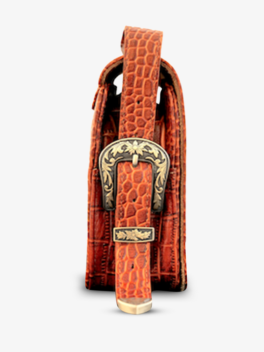 Foto-Rückansicht-Umhängetasche-Leder-Damen-braun-lebaguette-alligator-cocktail-amber-paul-marius-w29-a-l
