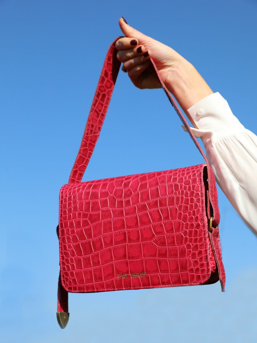 Foto-Material-Umhängetasche-Leder-Damen-rosa-lebaguette-alligator-cocktail-turmalin-paul-marius-w29-a-pi