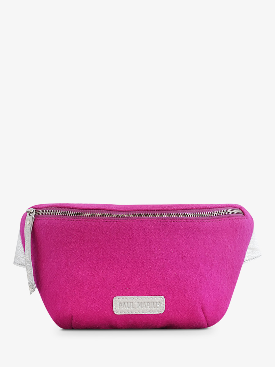 foto-ansicht-von-vorne-gürteltasche-aus-rosa-leder-labanane-50s-fuchsia-paul-marius-m503-fifties-pi