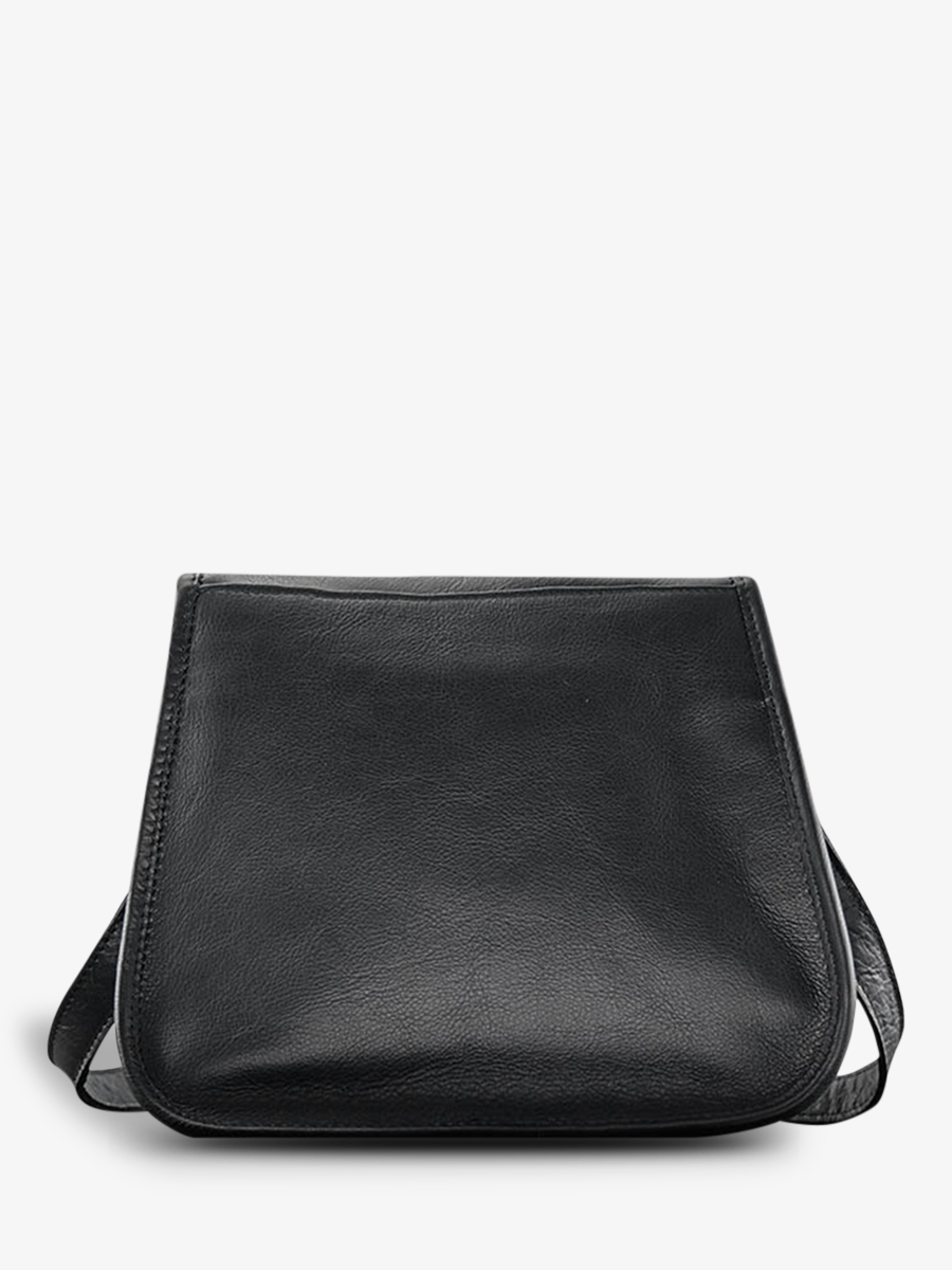 Foto-Rückansicht-Umhängetasche-Leder-Damen-schwarz-LaBesace-schwarz-Paul-Marius-M09-B