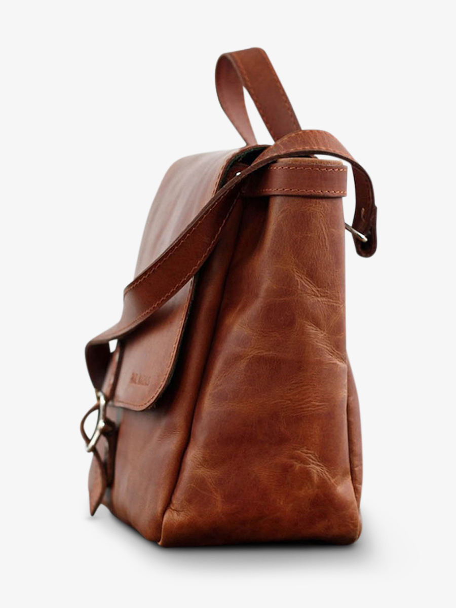 Foto-Seitenansicht-Aktentasche-Leder-Retro-Vintage-Braun-LePostier-S-Natur-Paul-Marius-M07S12-L