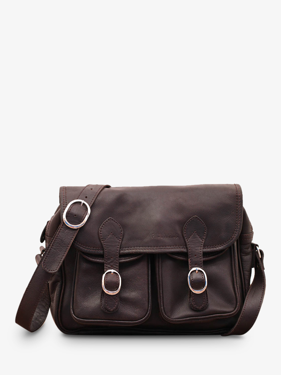 Foto-Vorderansicht-Umhängetasche-Leder-Damen-schwarz-lerouen-indus-paul-marius-m45-d