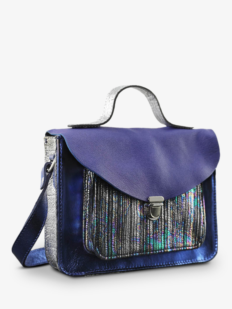 Foto-Seitenansicht-Umhängetasche-Leder-Damen-Mademoiselle-George-Cosmos-Paul-Marius-W05-CS