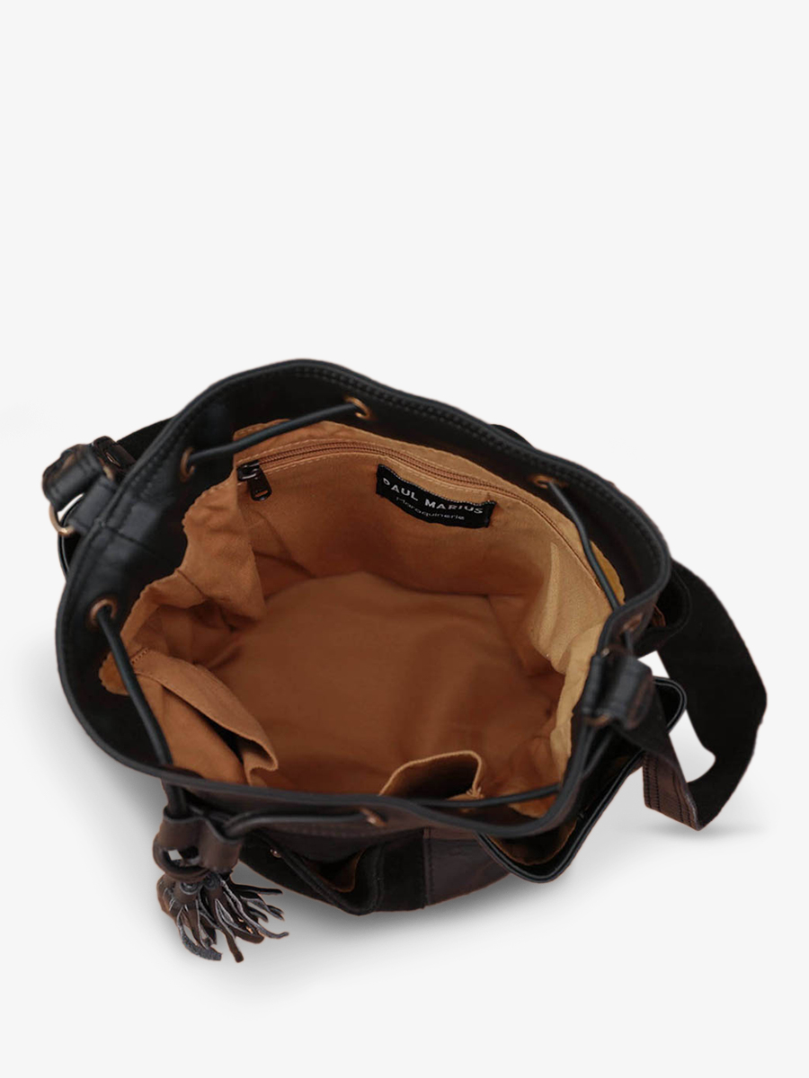 Foto-Innenansicht-Umhängetasche-Leder-Damen-schwarz-Fleur-noir-paul-marius-w10-b