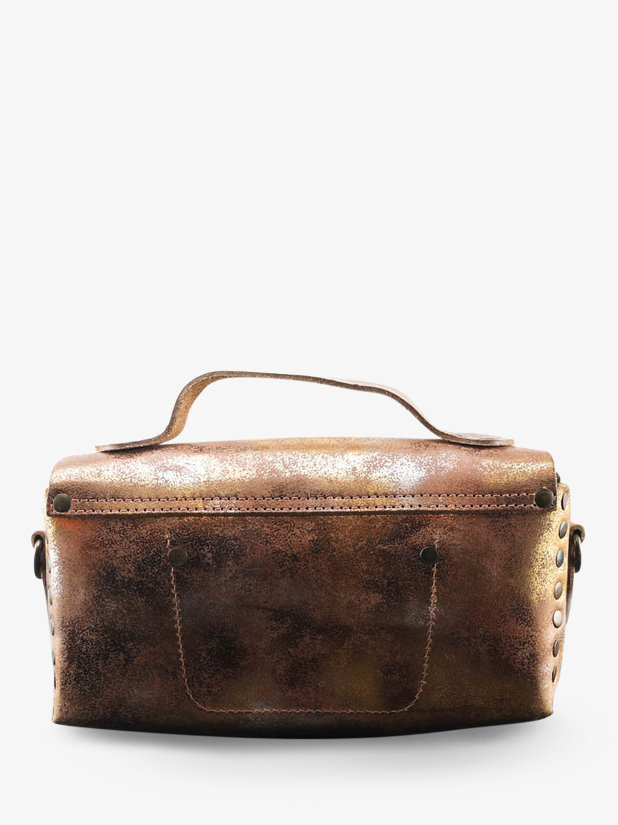 Foto-Seitenansicht-Umhängetasche-Leder-Damen-silber-gold-kupfer-Lartisane-silber-gold-kupfer-Paul-Marius-P02-S-G-C