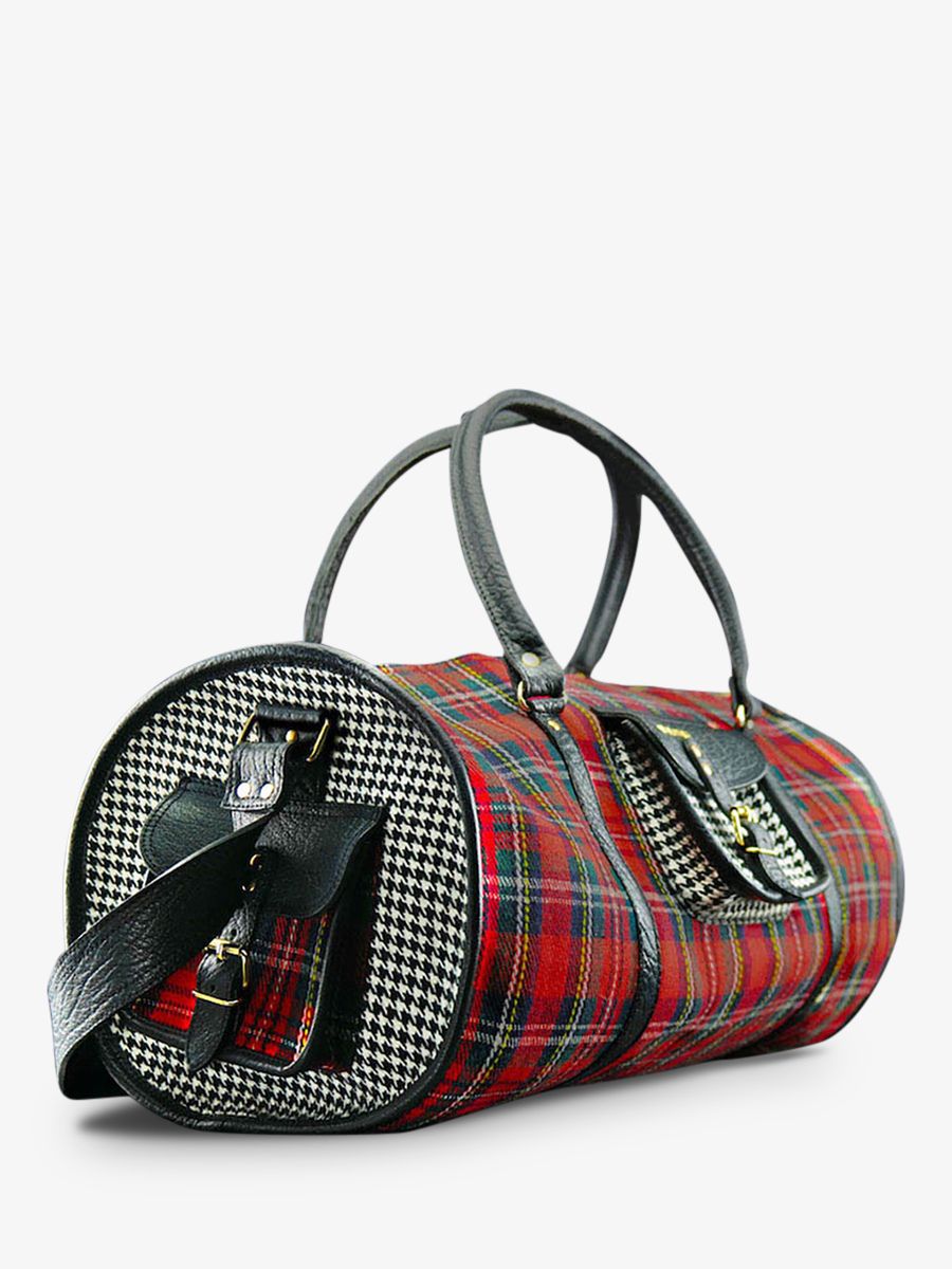 Foto-Seitenansicht-Reisetasche aus Leder LeVoyageur XL Barock Paul Marius M08S60 SCO