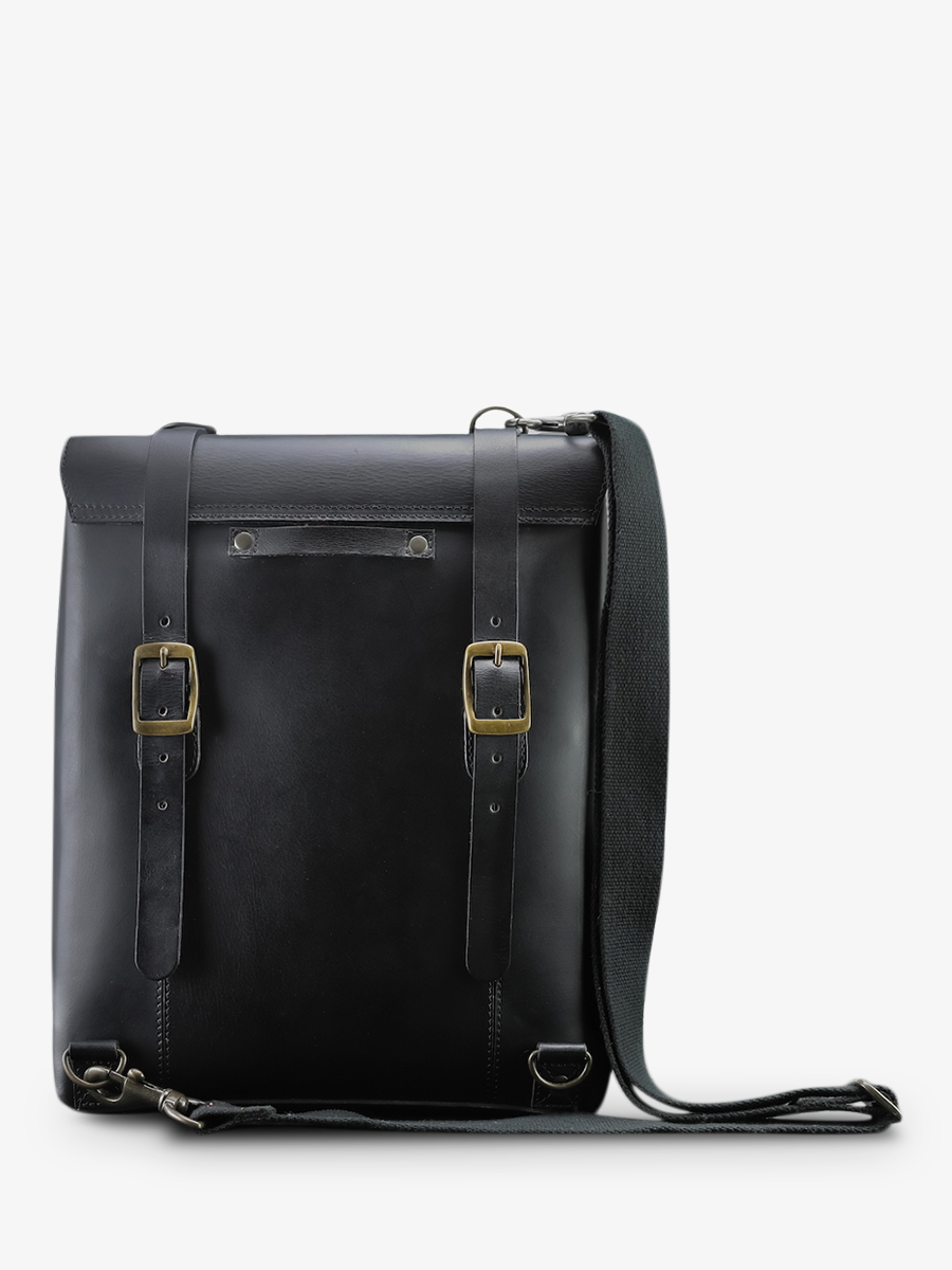 Foto-Rückansicht-Fahrradtasche-schwarz-Bicyclette-M-schwarz-Paul-Marius-P05-B