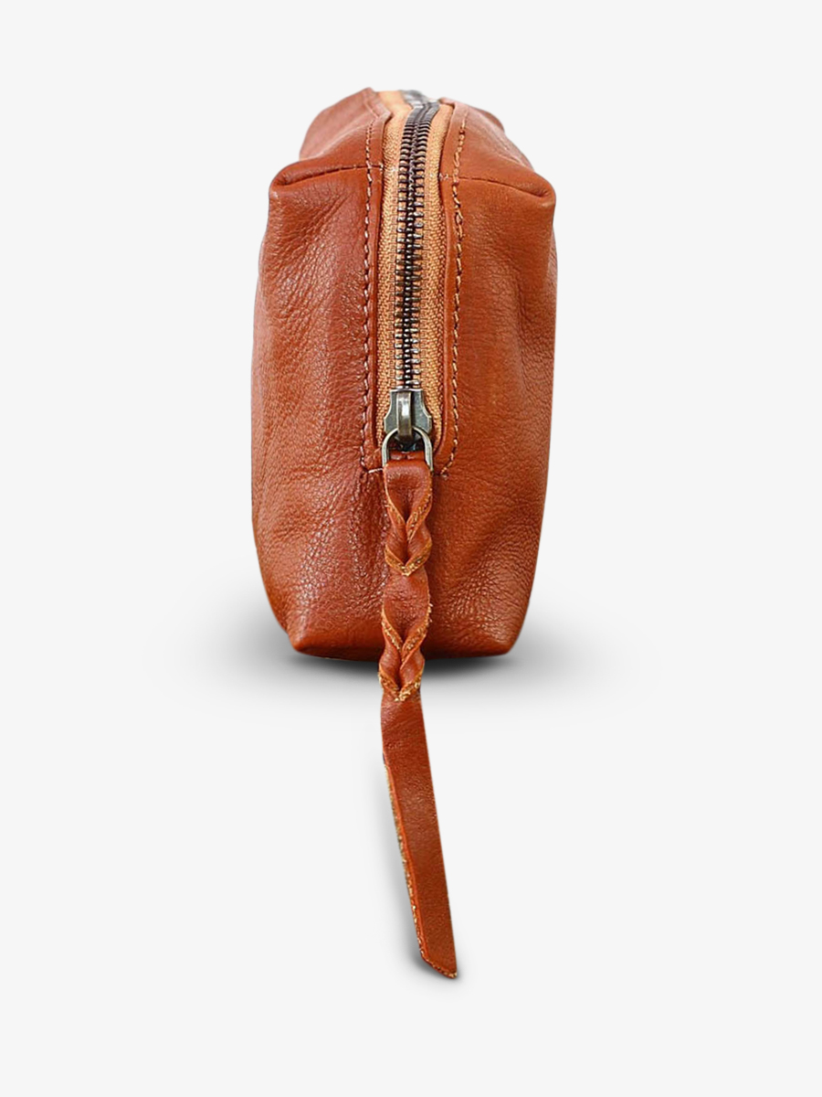 Foto-Seitenansicht-Ledertasche-für-Damen-braun-Adèle-natur-Paul-Marius-M500-L
