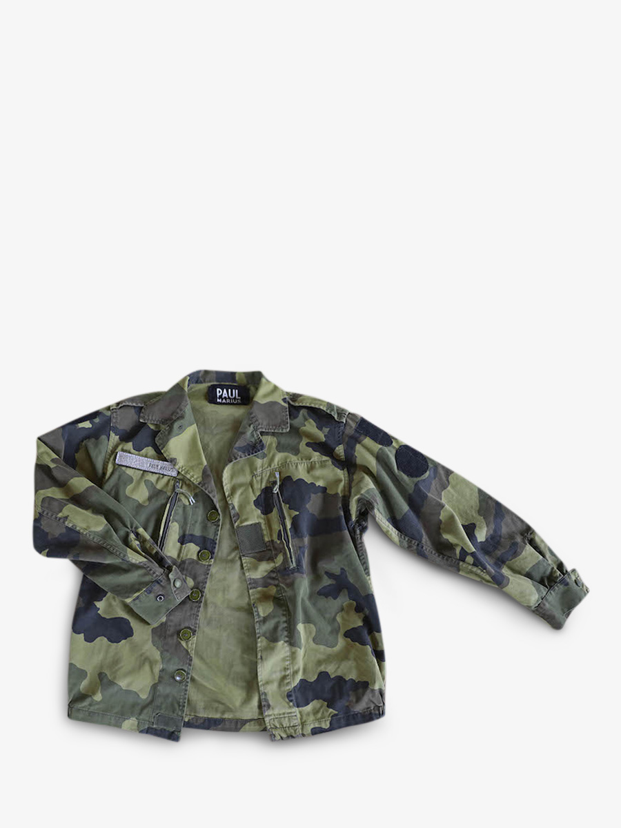 Foto-Innenansicht-Militärjacke-Baumwolle-grün-Militärjacke-chartreuse-paul-marius-army001-gr-s