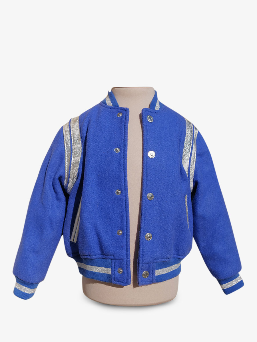 Foto-Seitenansicht-Teddy-Lederjacke-und-Stoffe-Leteddy-50er-Jahre-Kind-leuchtend-blau-Paul-Marius-Tdy-Fifties-Blu-2a
